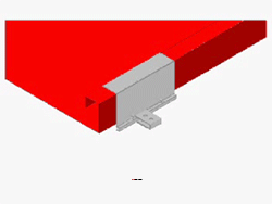 2-piece clip for standing seam metal roofing offers limited movement