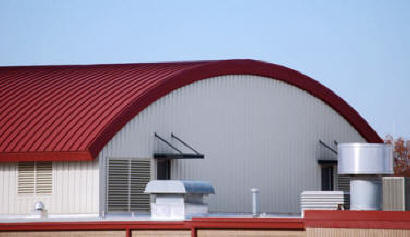 Metal roof and metal wall panels from IMETCO on Sharon Elementary 
	School in Buford, GA