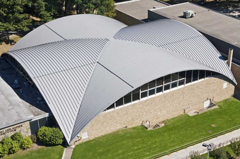 Series 300 Standing Seam Metal Roofing at St. John Fisher